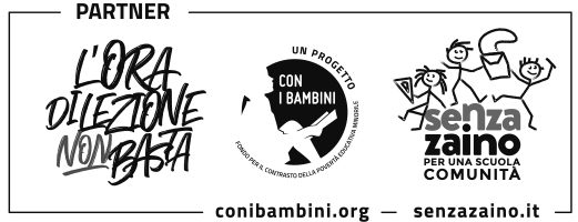 logo con i bambini fondazione e senza zaino